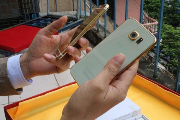 Mạ vàng Galaxy S6 giá 8 triệu tại Việt Nam 5