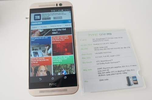 HTC One M9 về Việt Nam giá 16,99 triệu đồng 2