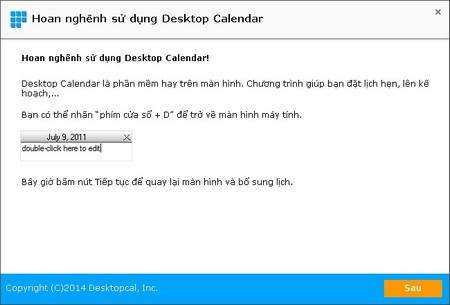 DesktopCal - Tờ lịch đa dụng và hữu ích cần có trên Windows 2