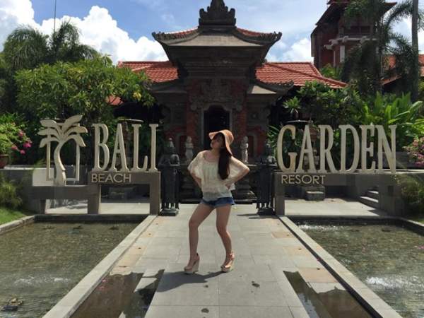 Hot girl Ngọc Thảo nhí nhảnh khoe eo thon tại Bali 6