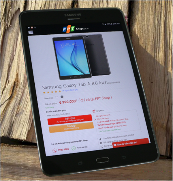 Galaxy Tab A giá mềm hút người dùng 2