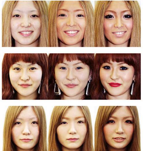 Lật tẩy nhan sắc thật của các cô gái xinh đẹp nước Nhật 4