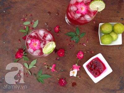 Tận hưởng mùa hè với ly soda hoa hồng thơm mát 6