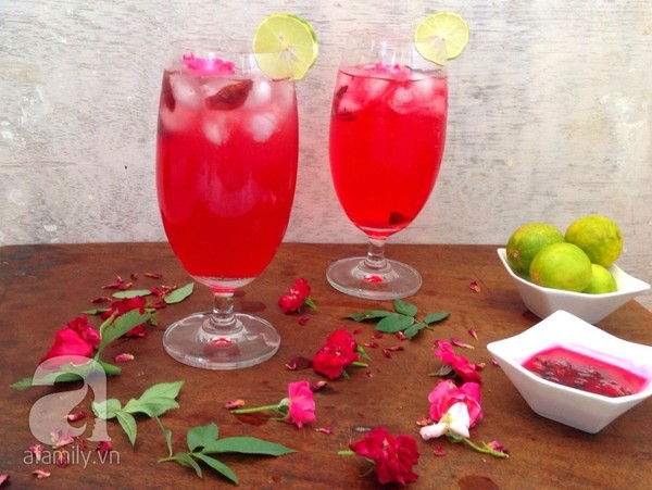 Tận hưởng mùa hè với ly soda hoa hồng thơm mát 8