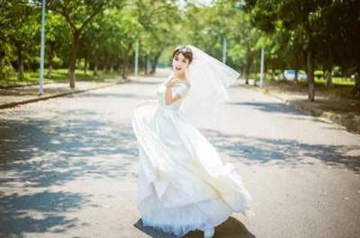 Trào lưu dùng váy cưới chụp ảnh kỷ yếu của nữ sinh Trung Quốc 13