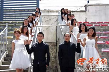 Trào lưu dùng váy cưới chụp ảnh kỷ yếu của nữ sinh Trung Quốc 5