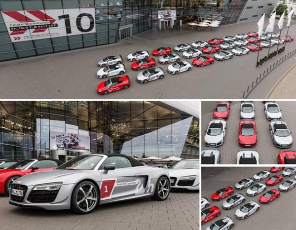 30 siêu xe Audi R8 Spyder tề tựu ở Đức 6