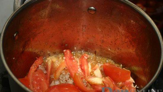 Canh cà chua thịt băm thơm ngon, ngọt vị cho bữa cơm 4