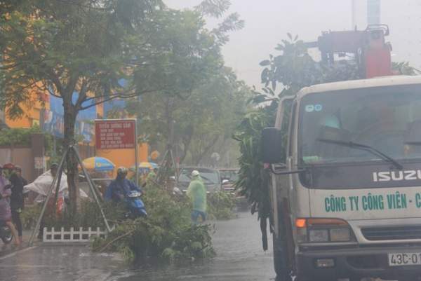 Hình ảnh Đà Nẵng "liêu xiêu" trước cơn bão số 3 5