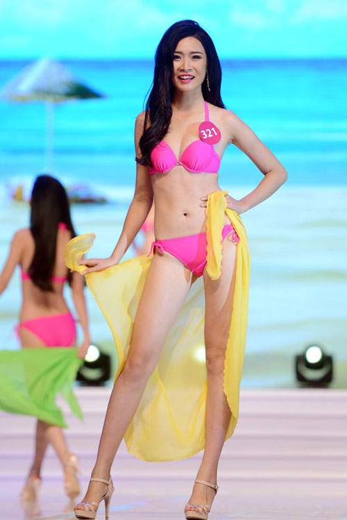 So nhan sắc 3 thí sinh cao 1m8 của Hoa hậu Hoàn vũ 2015 3
