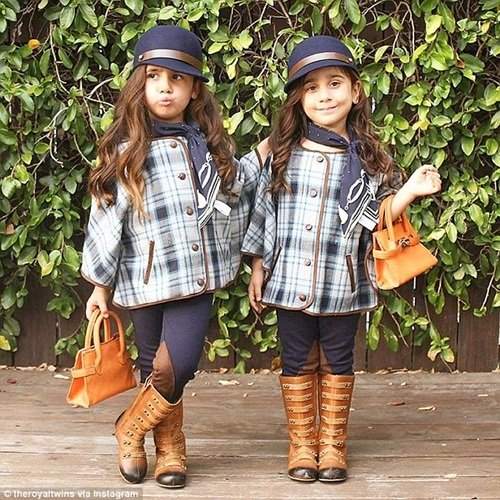 Cặp chị em song sinh 4 tuổi sành điệu nhất Instagram 10