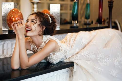 Ninh Dương Lan Ngọc làm cô dâu "độc thân" xinh đẹp 3