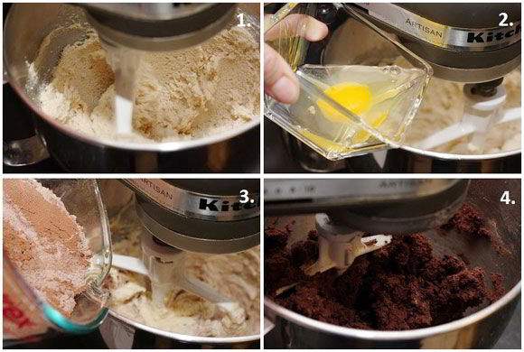 Cách làm bánh quy socola nhân caramel ai ăn cũng khen 2