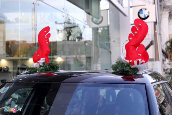 Dàn xe Mini trang trí độc đáo đón Giáng sinh ở Sài Gòn 5