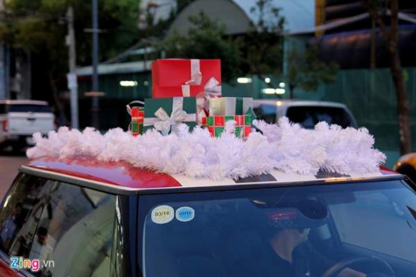 Dàn xe Mini trang trí độc đáo đón Giáng sinh ở Sài Gòn 7