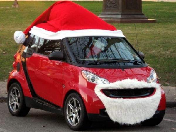 Những cách trang trí ôtô độc đáo trong ngày Giáng sinh 2