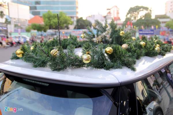 Dàn xe Mini trang trí độc đáo đón Giáng sinh ở Sài Gòn 2