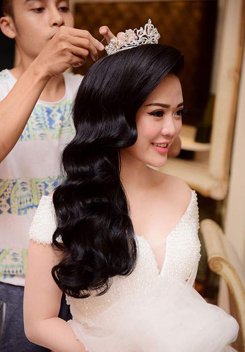 Những kiểu tóc cô dâu đẹp nhất của sao Việt cưới năm 2015 51