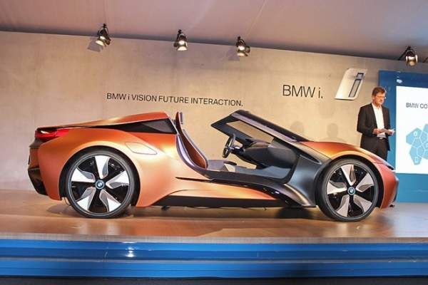 Ý tưởng BMW i8 Spyder tự điều khiển ra mắt ở CES 2016 2