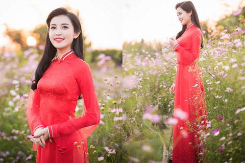 6 kiểu tóc kết hợp áo dài đẹp nhất của sao Việt 12