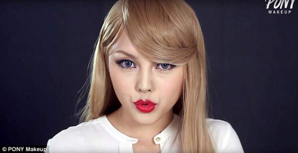 Cô gái Hàn "biến hình" thành Taylor Swift trong 6 phút 10
