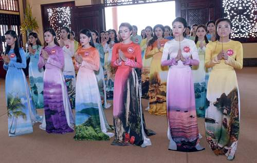 Top 36 Hoa hậu Biển Việt Nam 2016 đọ sắc trong tà áo dài 9
