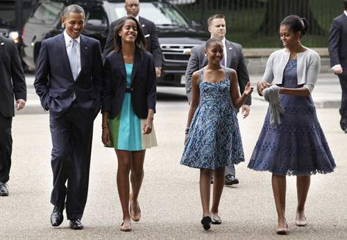 Con gái lớn TT Obama được yêu mến vì chỉ mặc đồ bình dân 3