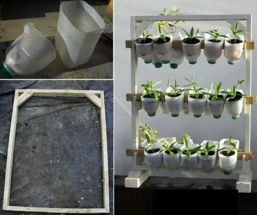 Các kiểu tái chế đồ cũ để trồng rau sạch tại nhà an toàn 5
