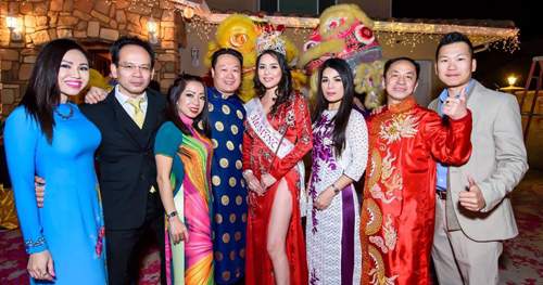 Hoa hậu Jasmine Le mặc đầm dạ hội lộng lẫy ăn mừng đăng quang 15