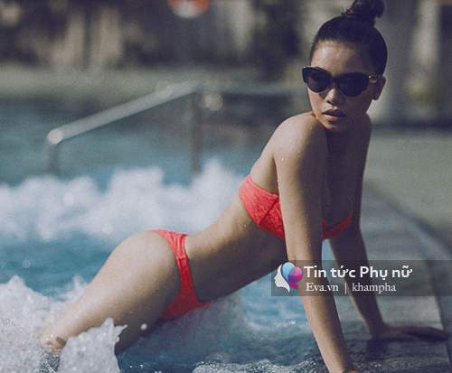 Quách An An nóng bỏng với loạt ảnh bikini chào hè 9