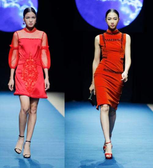 Á hậu cao nhất Việt Nam quá lộng lẫy tại tuần thời trang Việt 13