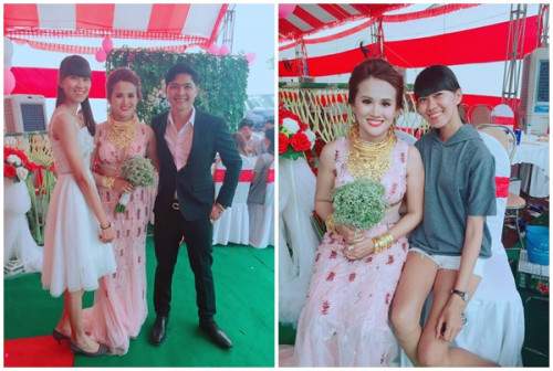 Cô dâu đeo vàng trĩu cổ trong đám cưới "khủng" ở Đồng Nai 5