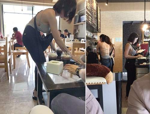 Xôn xao quán cà phê toàn hot girl ngực khủng ở Thái Lan 2