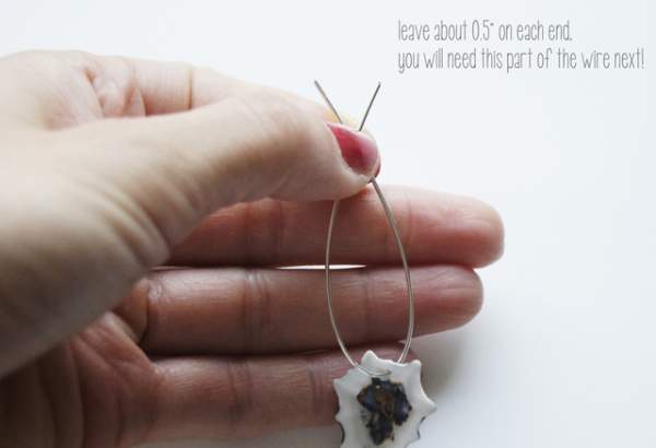 Dạy bạn làm bông tai handmade từ vỏ ốc đá sang chảnh 5