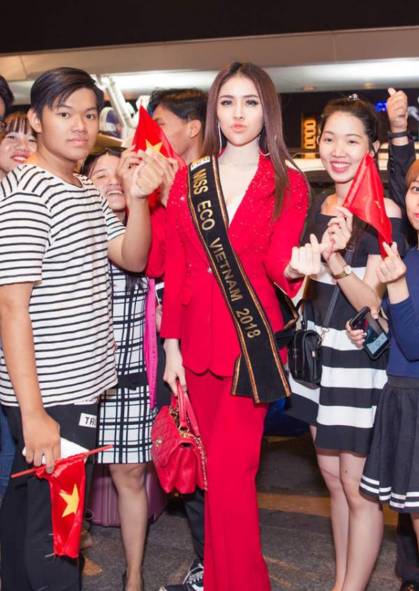 Thư Dung chính thức lên đường dự thi Miss Eco International 2018 6