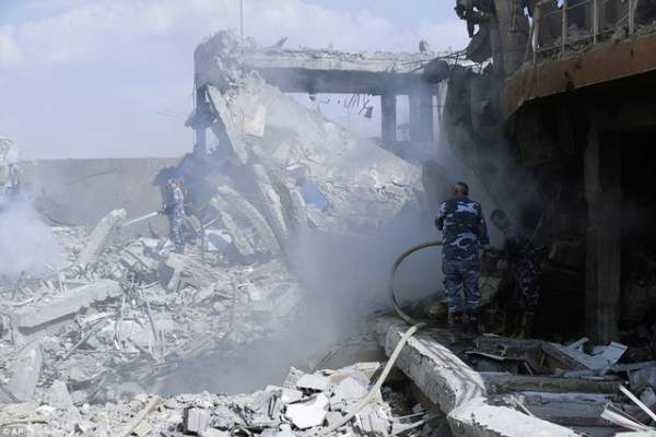 Trung tâm nghiên cứu khoa học của Syria bị đánh sập do vụ không kích 6