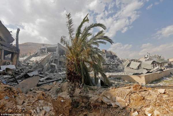 Trung tâm nghiên cứu khoa học của Syria bị đánh sập do vụ không kích 13