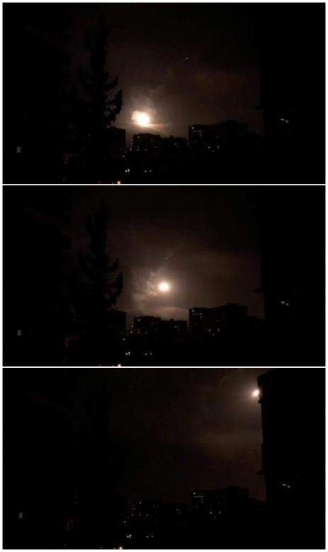 Tên lửa rực sáng bầu trời Syria sau lệnh tấn công của Tổng thống Trump 8