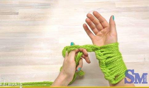 Mốt cách đan khăn len bằng tay trong vòng 30 phút 3
