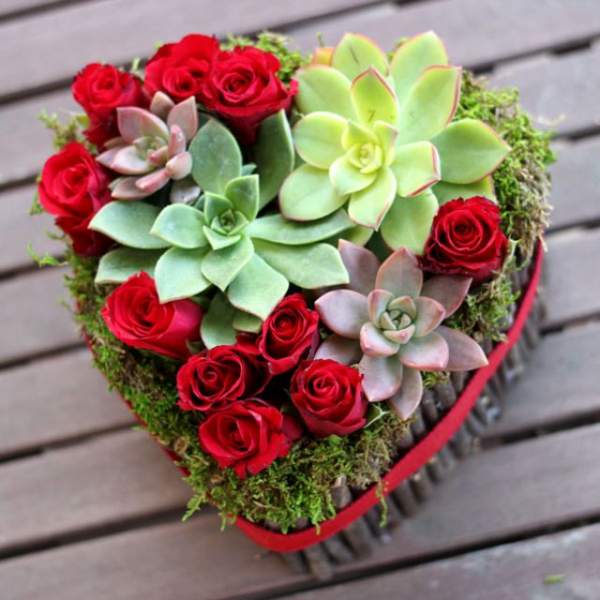 Cách cắm hoa hình trái tim độc đáo cho ngày Valentine 11