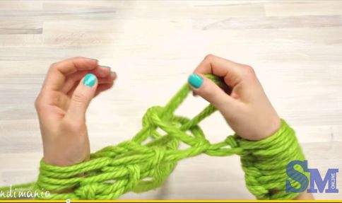 Mốt cách đan khăn len bằng tay trong vòng 30 phút 5