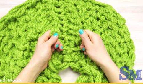 Mốt cách đan khăn len bằng tay trong vòng 30 phút 9
