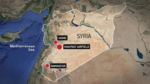 Căn cứ không quân Syria bị nã tên lửa 2