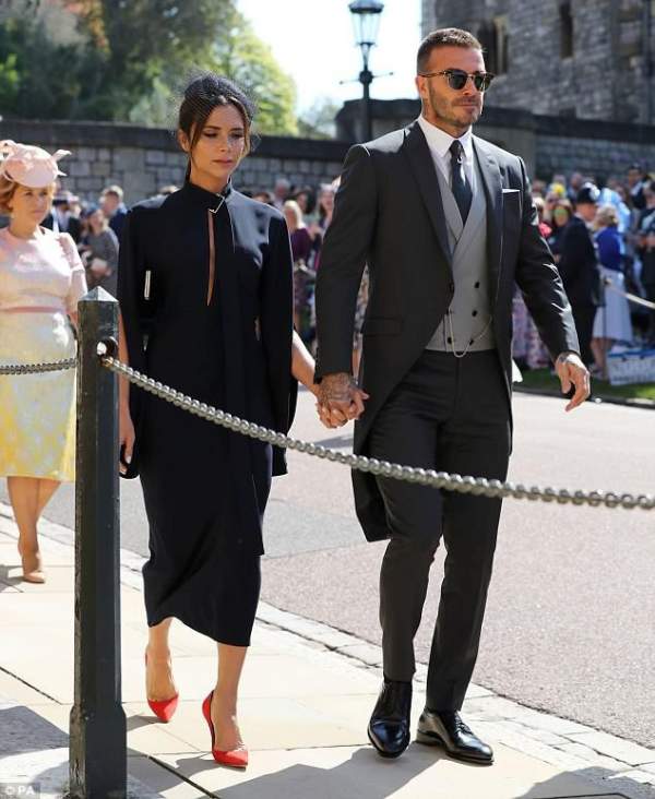Vợ chồng Beckham nổi bật giữa dàn sao tham dự đám cưới của hoàng tử Harry 13