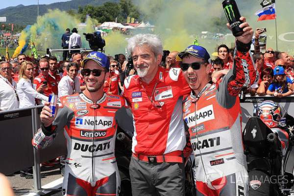 Lorenzo có chiến thắng đầu tiên trong màu áo Ducati Team 7
