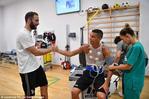 C.Ronaldo tái ngộ Higuain trong ngày trở lại Juventus 6