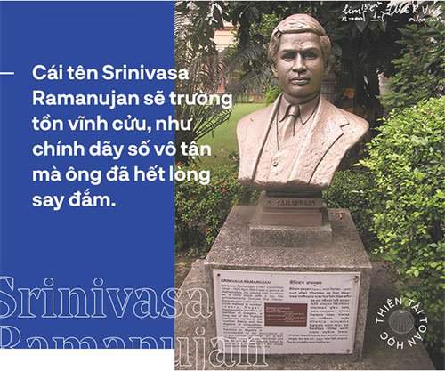 Thiên tài toán học Srinivasa Ramanujan, người đàn ông biết đếm tới vô tận 12