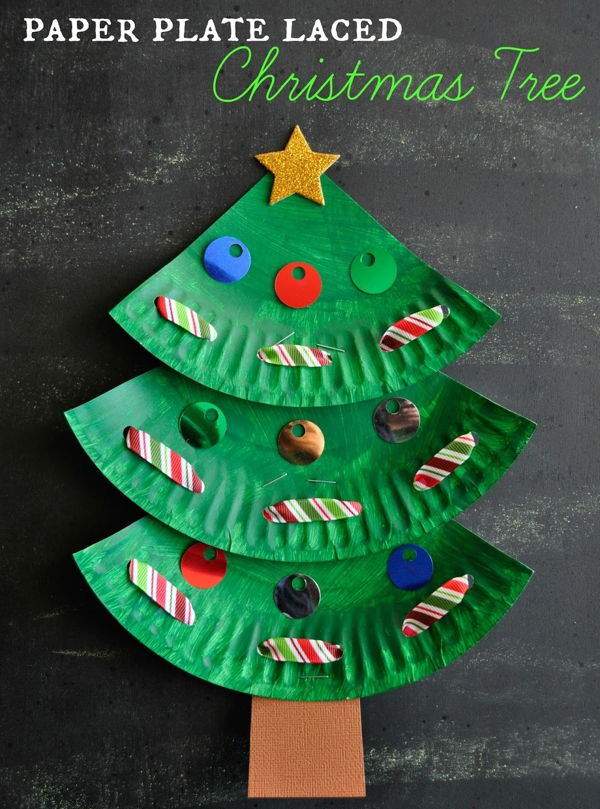 Tự làm cây thông xinh xắn từ đĩa giấy đón Giáng sinh 6