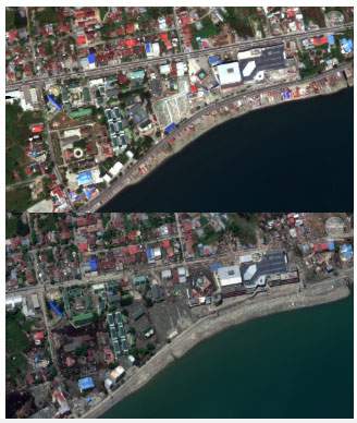 Hình ảnh trước - sau này cho thấy động đất khiến 1200 người chết ở Indonesia kinh khủng thế nào 3