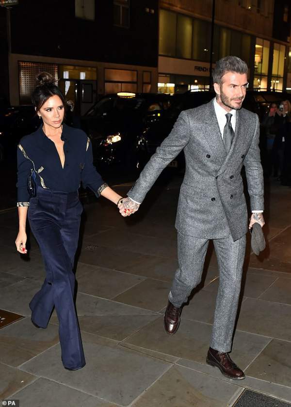 Vợ chồng Beckham đẹp đôi dự tiệc 2
